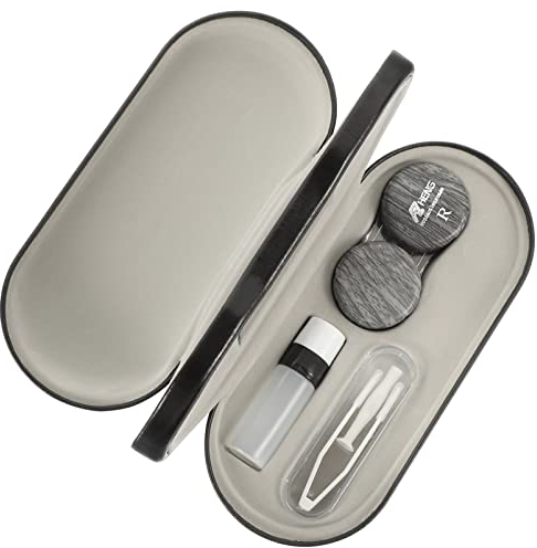 Healifty 1Satz Doppellagiges Brillenetui Multifunktionale Brillenbox Tragbarer Organizer für Sonnenbrillen und Kontaktlinsen für Reisen und Zuhause