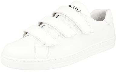 Prada Herren Weiss Leder Sneaker 4O3526 43 EU/UK 9