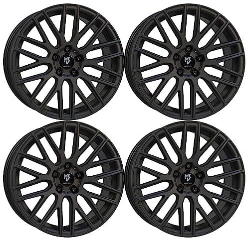 4x MB Design Felgen KV4 9.0Jx20 ET40 5x120 Schwarz stumpfmatt kompatibel mit Land Rover Sport Range Rover