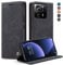 KZB Handyhülle für Xiaomi 13T / Xiaomi 13T Pro Hülle Premium Lederhülle Klappbar Flip Case Tasche Magnet Kartenfach Standfunktion Klapphülle Schutzhülle für Xiaomi 13T/ 13T Pro - Schwarz