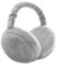 Roysmart Cache Oreilles d'Hiver, Cache-oreilles en Peluche Pliable, Anti Froid Cache-Oreilles En Peluche Chaud, Chauffe-oreilles Hiver Chaud Couvre-Oreilles Earmuffs Réglables pour Femme Homme (Gris)