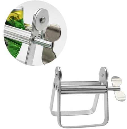 Zahnpasta Rollenausdrücker 1 Stück aus Aluminiumlegierung Silber