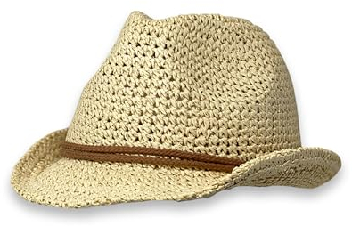 Albsales Strohhut Sonnenhut Sommerhut Cowboyhut Westernhut Freizeithut Strandhut (DE/NL/SE/PL, Numerisch, 58, 61, Natural/Brown)