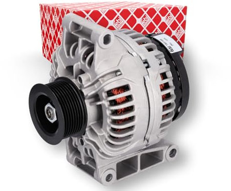 FEBI BILSTEIN Lichtmaschine 130A Generator LiMa 24V Alternator mit Riemenscheibe für DAF CF XF XF II 183198
