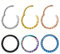 Decentraland 6 STÜCK 16G Durchmesser 6 mm Modischer Helix Twist Edelstahl-Ohrring Knorpel Nase Septum Spiralring Orbital-Hoop-Piercing-Schmuck