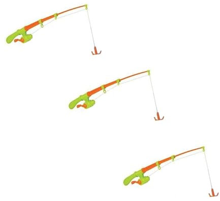 SDMAX Kids Hook Duck Style Bath Toys Age 3+, Duck Hooking Game, Summer Garden Pool Toy Rod Set, Lawn Games, Parties, Duck Game, Attractive Design, For Kids, (3 PCS)