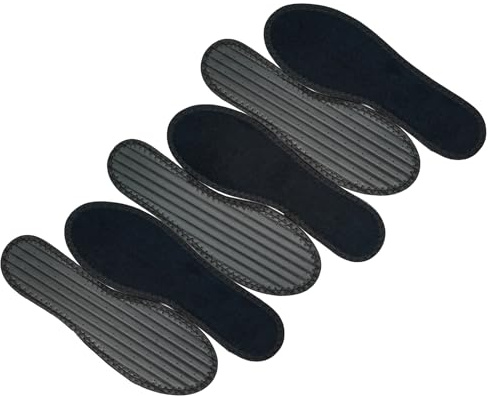 Happystep Plantillas de rizo de algodón lavables, 3 pares, EU 39 | Capa de algodón absorbente y base acolchada para mantener los pies secos; recortables, lavables y aptas para uso diario.