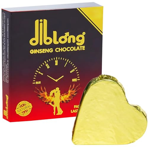 Diblong Chocolat aux Noisettes et Cacao 16g – Barre de Chocolat avec Ginseng et Gingembre, Saveur Riche, Fabriqué en Turquie