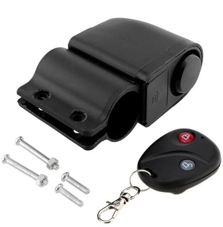 Motion Sensor Vehicle - Cycling Alarm Bell, Remote Alarm System | Vehicle Security Alarm System, Security Alarm Motorbike Brake Sensing Rear Lights for Road Cycling Mtbes Electric Bikes