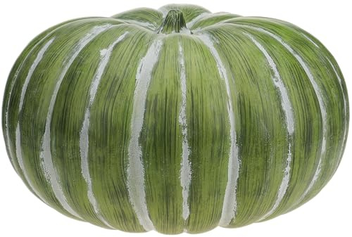 Gresorth 48cm Gefälschte Extra Groß Kürbis Grün Modell Künstliche Plastic Gemüse Dekoration Realistic Herbst Früchte Handgemacht Lebensecht Handwerk Hochzeit Anzeigen