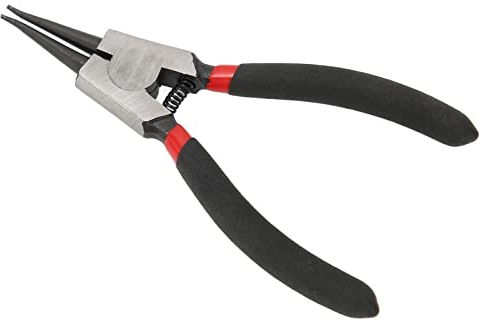 Externer Gerader Sicherungsring, Zange aus Kohlenstoffstahl und Gummi mit Multifunktionalem Sicherungsring und L Zum Halten von Snaply SK 112 5D (SK-112-5D)