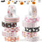 12 Rolls Halloween Washi Tape Süße Rosa Washi Klebeband DIY Feiertag Dekorative Tapes Ghost Kürbis Spinnen Web Süßigkeit Ästhetische Klebeband Pastell Masking Klebeband für Kunsthandwerk Scrapbooking