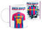 Zumo Digital Taza Equipo de Fútbol Barcelona, Regalo Personalizado Hombre, Diseño Camiseta de Fútbol Hombre y Mujer Personalizado, Capacidad 350mL (Taza-Barcelona)
