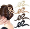 Pinces Cheveux Femme Grande, 4 Pcs Pinces à Cheveux Antidérapantes pour Femmes, Hair Claw Clip Epais Griffe Pinces Crabe, Barrette Cheveux Femme, Accessoires Cheveux pour Femmes et Filles