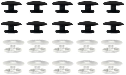 SMTCM 200 Stück Croc Nieten Knöpfe Riemennieten Kunststoff Druckknöpfe Schuhknöpfe Gartenschuhe Schuhschnalle Doppel-Niet Verschlüsse Schuh Charm Knöpfe Ersatz Pin Schuhanstecker Schuhdeko Reparatur