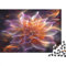 SANDUOHUA Purple and Yellow Glocke Orchideen 300 Puzzleteile Für Erwachsene,Pflanzen und Blumen Puzzle Farbenfrohes Legespiel,Puzzle-GescHennek 300pcs (40x28cm)