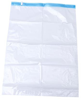 OKUMEYR Vacuum Sealing Bag 10pcs Jumbo Vacuum Storage Bags Roll up Seal Travel Space Saver Bags for Clothes Reusable Manually Compressed Packing Sacks No Vacuum Pump Needed
