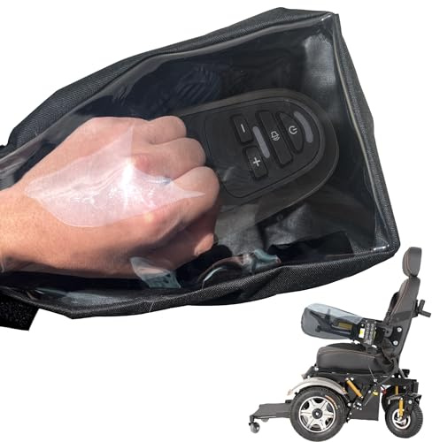 Power Wheelchair Joystick Protector Cover,Disabled Wheelchair Armrest Cover | Waterproof & Durable Oxford Cloth, Universal Electric Control Panel with Adjustable Strap