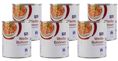 aro Weiße Bohnen in Suppengrün (12 x 800g)