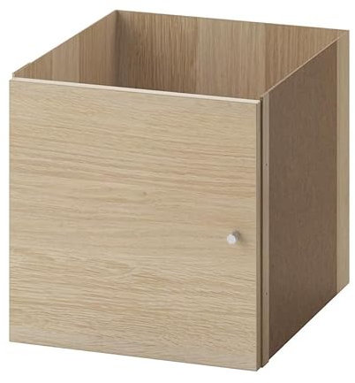 Generisch Einsatz mit Tür, Eiche wlas 33x33 (IKE 303.245.07) für Kallax Regal