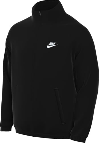 Nike Sportswear Club Roscoe-Jacke Mit Durchgehendem Reißverschluss (Herren), Black/White, HV1139-010, M