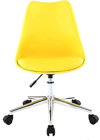 Chefsessel Gelb Gaming Chair mit verstellbarem Drehstuhl für das Home Office
