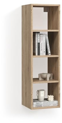 Livinity Wandregal Piave, Sonoma, 30 x 100 cm mit 4 offene Ablagen