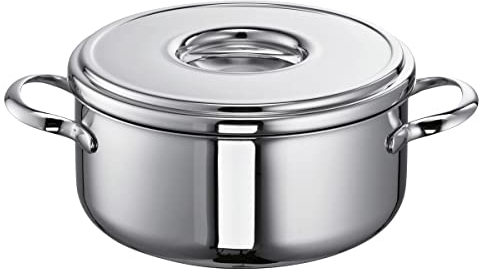 Schulte-Ufer 6301-22 i Bratentopf Romana i, 22 cm, 3,40 l, Edelstahl, Silber