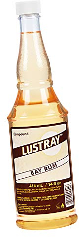 Lustray Bay Rum After Shave, 14 Ounce by lustray