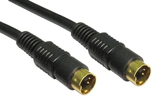 World of Data 1.5m SVHS Cable - 24k Gold Plated - S-Video - 4-pin - Male to Male - TV-Out - Graphics