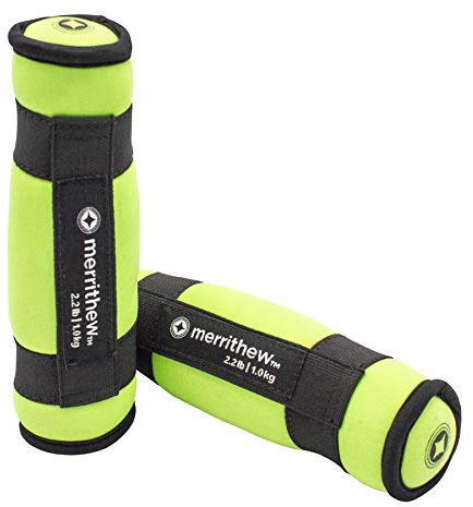 Merrithew Weiche Hanteln (1 Paar) -Grün, 1 kg, 2.2 Pound