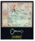 Der Hobbit - Eine Unerwartete Reise - Thorins Karte mit Schlüssel, Wandbild 25x21cm