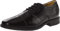 Clarks Mens Tilden Cap, Black Black Leather, 7.5 UK Wide