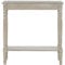 Premier Housewares Grau Wandkonsolentisch Konsolentisch schmal 2 Schubladen Konsolentisch Konsolentische für Flur schmal Maße H30xB80xD80cm