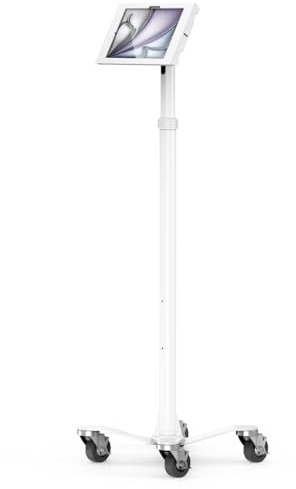 Compulocks Medical Rolling Cart - VESA Compatible White
