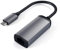SATECHI Adaptateur Ethernet USB C en Aluminium – Connexion Gigabit 10/100/1000 Mbps, Design Compact Plug‑and‑Play, pour MacBook, Windows et Appareils avec Port Type-C – Gris Sideral