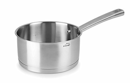 LACOR - Foodie Cazo sin Tapa, Acero Inoxidable, Gris, 16x7.5x11 cm | En acero inoxidable, para un uso práctico y profesional en cocina; ideal para cocina profesional y uso diario en casa