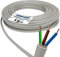 EBROM NYM-J 3 x 1,5 mm² – Cavo di installazione – Tubo per ambienti umidi – Grigio – Ampia scelta in molte lunghezze con incrementi di 5 metri fino a 250 metri al pezzo – Lunghezza: 3 x 1,5 mm2, 15