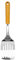 Fackelmann BIO Slotted Turner, Stainless Steel Function Head With Wood Fibre Handle, 35x8.5x7cm, Silver & Light brown/Orange