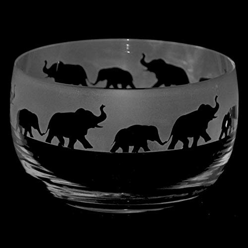 ANIMO GLASS Elephant Small Crystal Bowl
