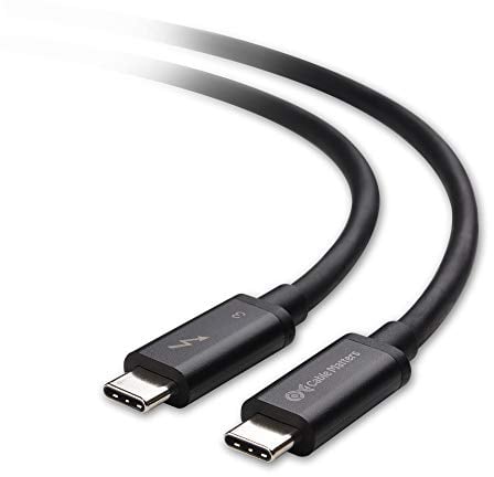 Cable Matters [Intel Certified Thunderbolt 3 Cable (USB C Thunderbolt Cable) in Black 0.8m Supporting 40 Gbps, 8K@30Hz/4K@120Hz, 100W Charging