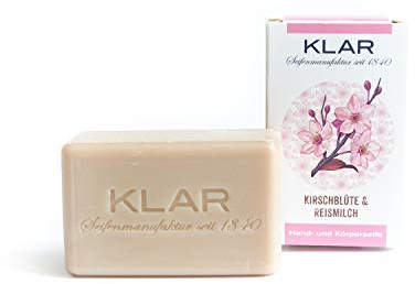 Klar's - Kirschblüte & Reismilchseife - Palmölfrei - 100 g