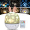 URAQT Sternenhimmel Projektor, 360° Drehbar Starry Projector Light, LED Nachtlicht Erwachsene mit Timer des Fernbedienung 4 Lichtmodi 6 Projektionsthemen 7 Helligkeit 8 Musikarten [Energieklasse G]