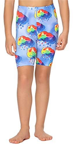 Merry Style Mädchen Kurze Leggings MS10-406(Blau/Wolken,158)