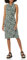 Amazon Essentials Robe Encolure Cache-Cœur Croisé sur La Nuque sans Manche Femme, Vert Foncé Fleuri, L