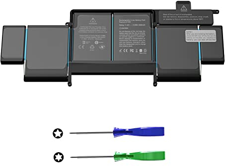 A1582 A1502 Laptop Battery - for MacBook Pro 13 Inch Retina A1493 (Early 2015, Mid 2014, Late 2013) by DREAMME [A1582 A1502 A1493 Battery, 11.36 V / 74. 9 Wh