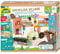 Lena 42830 Eco Upcycling Bastelset Dorf, Papier Village aus Papierbögen und Haushaltsgegenständen, Papierset und Spielset, Klebeset für Jungen und Mädchen, Papierbasteln für Kinder ab 6 Jahren, Mittel