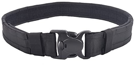 COP 92MOLFK Molle-Gürtel mit SL3X2 Sicherheitsschließe, 50 mm, Flauschklett, schwarz (S (66-81 cm))