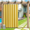 Tenda da Esterno con Occhielli - 1 Pezzo, Resistente alle Intemperie, 24 Colori, per Balcone, Patio, Portico, Pergola, Gazebo - B120xH213CM