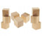 Wooden World 10 x Würfel aus Holz mit einfachen Würfeln Würfelwürfel Blank Plain Unlaint Wood Six Sided 30 mm